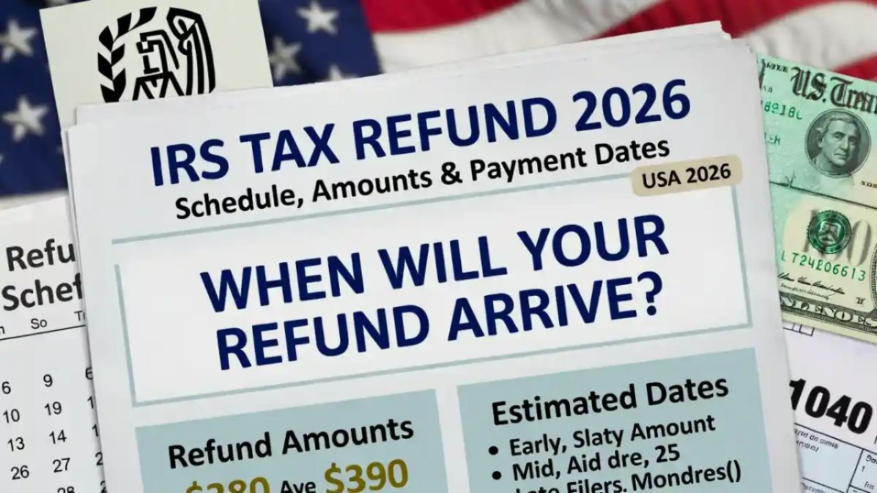 IRS Tax Refund 2026 Schedule: Estimated Dates, Refund Amounts, and What to Expect