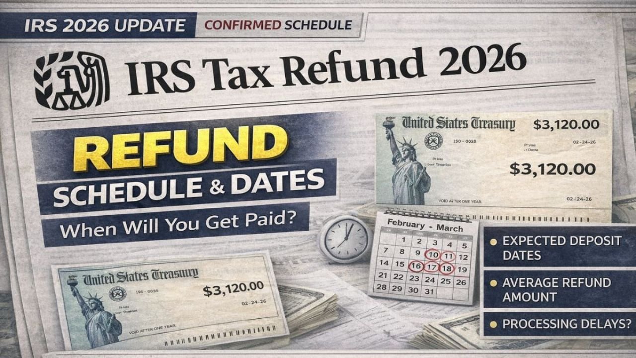 IRS Tax Refund 2026 Schedule: Expected Dates, Refund Amounts, and Processing Time Explained